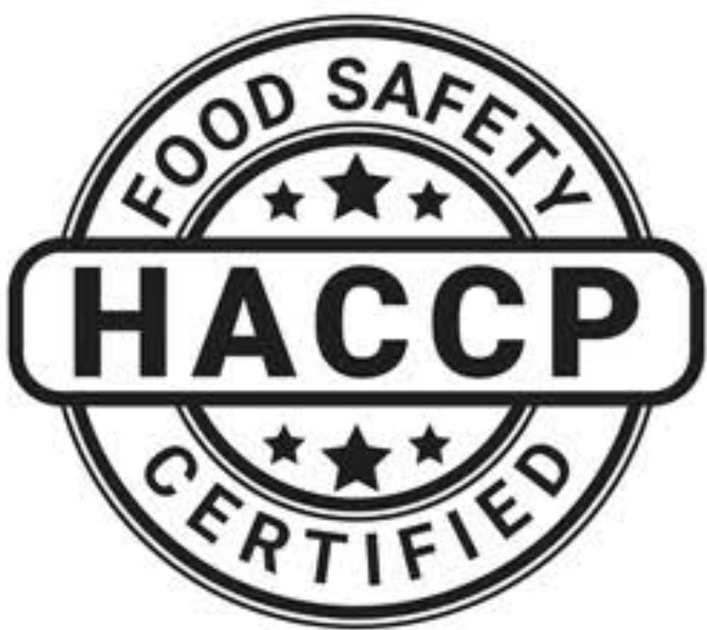HACCP Food Safety Certified